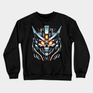 Biomech Skull S01 D10 Crewneck Sweatshirt